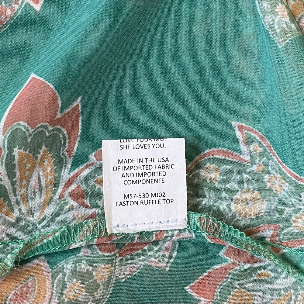 SHOW ME YOUR MUMU • Easton Ruffle Top - Size S - Picture 8 of 14